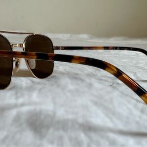 Ray-Ban Tortoise and Gold Sunglasses